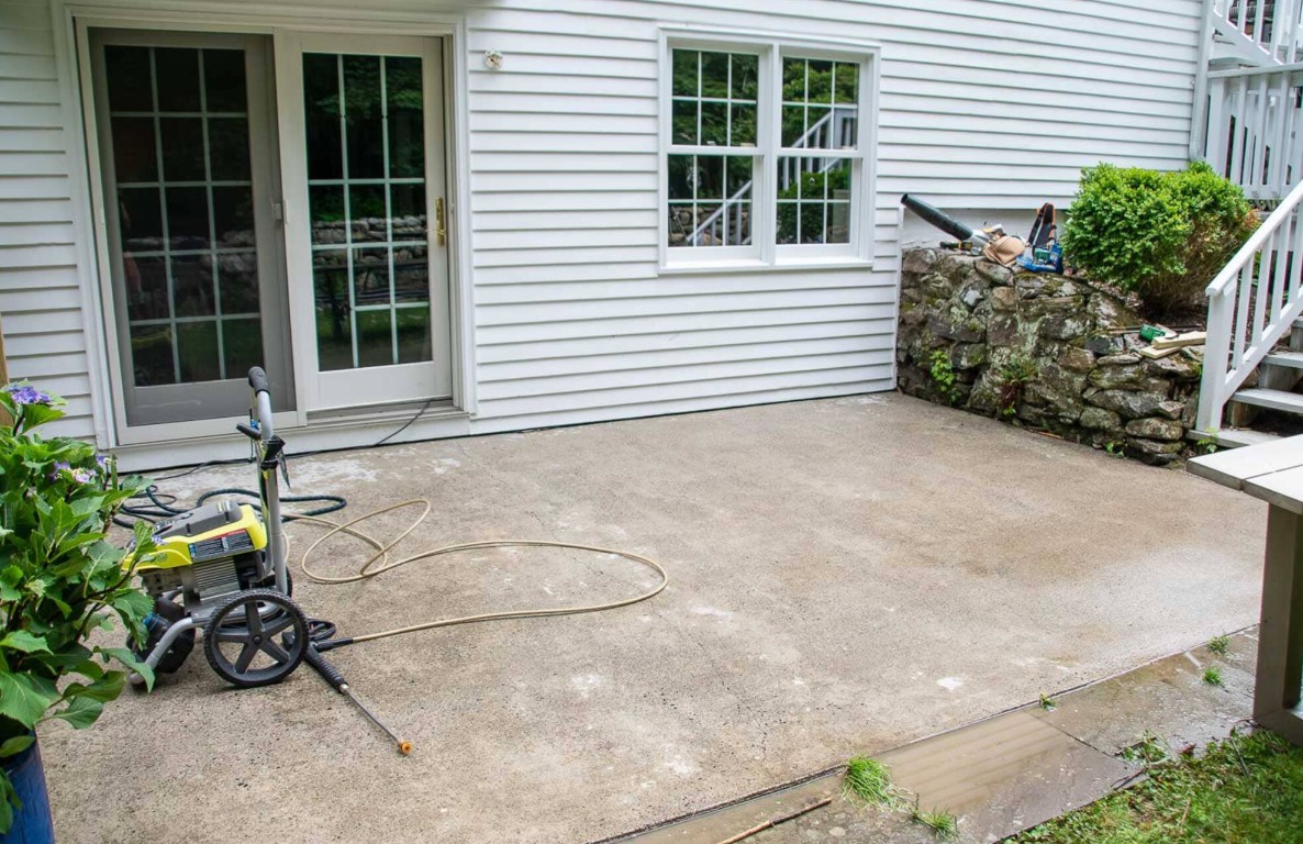 Concrete leveling services in Braintree, MA